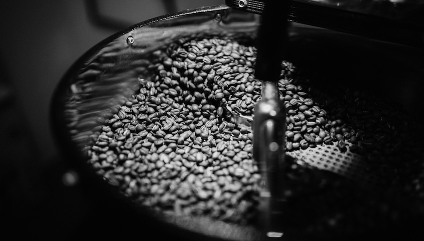 Roasting coffee beans 5