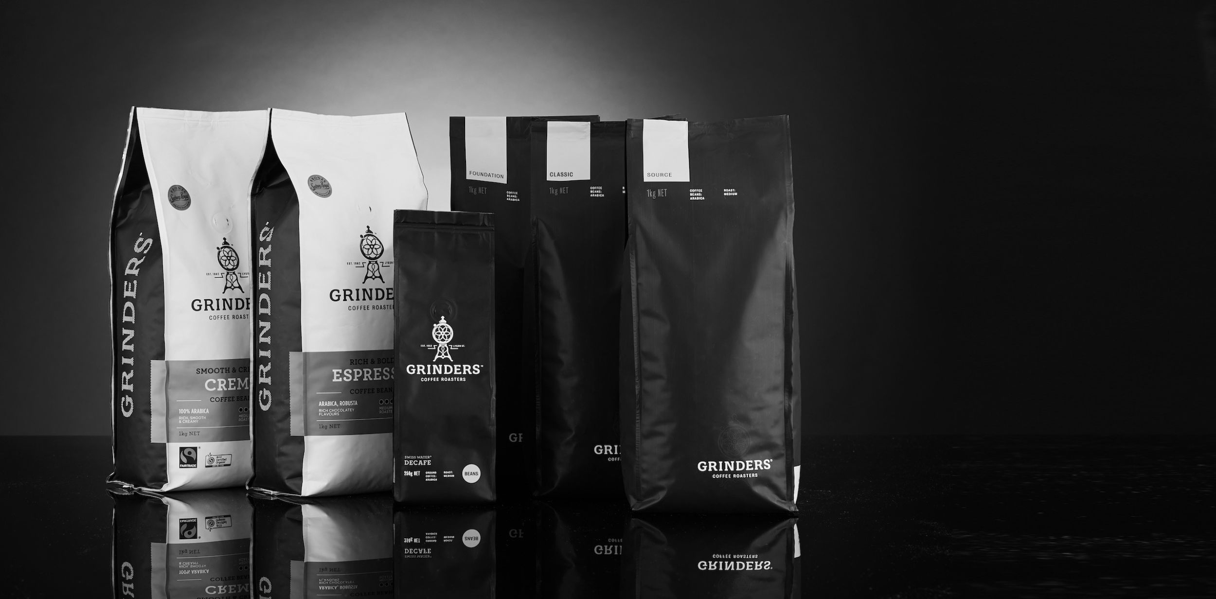 Grinders Coffee our coffee bean packs 2
