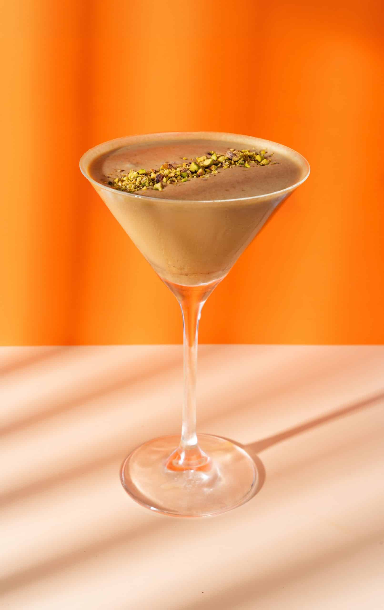 Grinders Coffee Pistachio Iced Latte